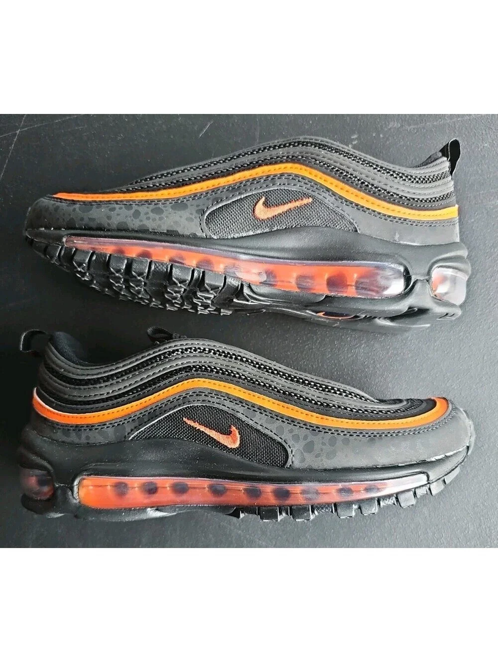 Size 5.5 (GS) - Nike Air Max 97 Low Black Safety Orange